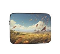 Laptop Sleeve Case 12 inch Shockproof Computer Carrying Bag The wind blows feathers Laptop Bag Slim Protective Case