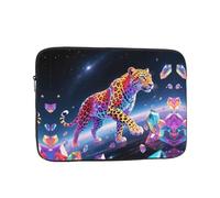 Laptop Sleeve Case 12 inch, Shockproof Protective Laptop Cover Colorful Leopard Briefcase Portable Carrying Computer Bag