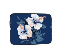 Laptop Sleeve Case 12 inch, Shockproof Protective Laptop Cover Hibiscus Vector Briefcase Portable Carrying Computer Bag
