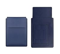 Laptop Sleeve Case 13 13.3 14/15.4Inch PU Leather Anti-Slip Notebook Potector Stand Holder Bag Portable