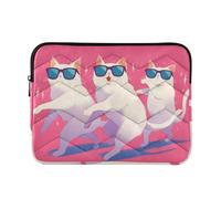 Laptop Sleeve Case 13-14 Inch Classical Laptop Sleeve Bag Dancing Cats Peach Notebook Computer Pocket for Laptop Computer laptop