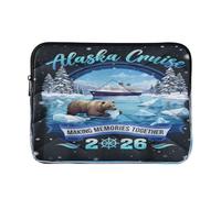 Laptop Sleeve Case 13-14 Inch Classy Case for Laptop Alaska Cruise Ship Design Computer with Zipper for Travel Business