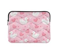 Laptop Sleeve Case 13-14 Inch Classy Laptop Bag Briefcase Animal Duckling Valentine Carrying Bag with Zipper for Men Women