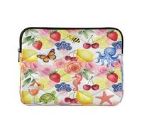 Laptop Sleeve Case 13-14 Inch Classy Laptop Cases Colorful Italian Summer Food Notebook Computer Pocket for Work Journey