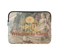 Laptop Sleeve Case 13-14 Inch Concise Computer Case Welcome to China Scenery Culture for Work Travel Latitude case