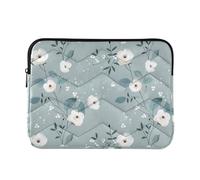 Laptop Sleeve Case 13-14 Inch Concise Laptop Cases FLOWERs Vintage Travel Laptop Sleeve Bag for Travel Business
