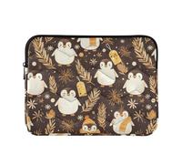 Laptop Sleeve Case 13-14 Inch Concise Laptop Sleeve Bag Animal Penguin Rose Gold Travel Laptop Sleeve Bag for Laptop Computer