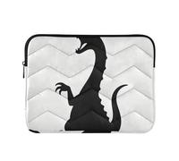 Laptop Sleeve Case 13-14 Inch Cool Computer Case Black and White Loch Ness Monsters Cases Bag with Zipper for Work Travel