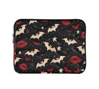 Laptop Sleeve Case 13-14 Inch Cool Laptop Storage Bag Gothic Style Darkness Red Lips Computer Carrying Bag for Work Travel