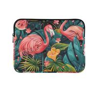 Laptop Sleeve Case 13-14 Inch Cute Computer Cases for Laptop Flower Power Party Case Bag with Zipper for Work Journey
