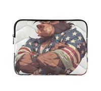 Laptop Sleeve Case 13-14 Inch Cute Laptop Sleeve Bag Cartoon Tasmanian Devil Cool Animal Notebook Computer Pocket for Travel Business