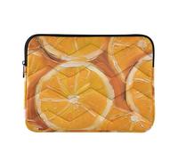Laptop Sleeve Case 13-14 Inch Cute Sleeve for Laptops Orange Fruits Travel Laptop Bag Handbag for Work Journey