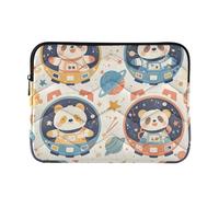 Laptop Sleeve Case 13-14 Inch Lightweight Sleeve for Laptops Cartoon Cute Animal Astronauts Computer Carrying Bag for Work Travel funda para laptop
