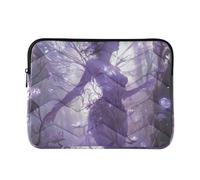 Laptop Sleeve Case 13-14 Inch Lightweight Sleeve for Laptops Fairy Game Anime Girl Purple Computer Bag with Zipper for Travel Business rifle and co