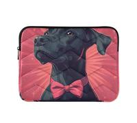 Laptop Sleeve Case 13-14 Inch Portable Laptop Case Cool Doberman Pinsche Dog Red Tablet Briefcase Carrying Bag for Work Journey