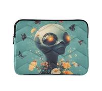 Laptop Sleeve Case 13-14 Inch Soft Lining Sleeve for Laptops Cartoon Aliens Science - Fiction and Fantasy Style Tablet Briefcase Carrying Bag for Laptop Computer
