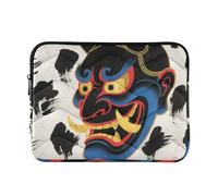 Laptop Sleeve Case 13-14 Inch Soft Lining Sleeve for Laptops Evil Monsters Japanese Case with Zipper for Men Women