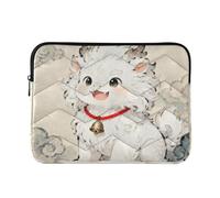 Laptop Sleeve Case 13-14 Inch Stylish Laptop Storage Bag Cute Mythical Beasts of Ancient Chinese Mythology Computer Bag with Zipper for Men Women