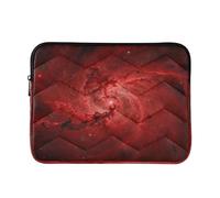 Laptop Sleeve Case 13-14 Inch Thin Laptop Carrying Case with Zipper Red Wine Marble Computer Bag with Zipper for Work Journey