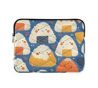 Laptop Sleeve Case 13-14 Inch Thin Laptop Storage Bag Japanese Tradition Sushi Cute Tablet Briefcase Carrying Bag for Travel Business