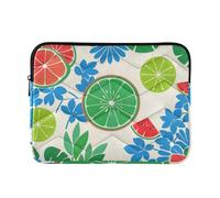 Laptop Sleeve Case 13-14 Inch Waterproof Computer Carrying Bag Summer Style Lemon Watermelon Fashion for Work Journey case para