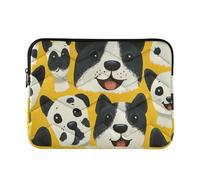 Laptop Sleeve Case 13-14 Inch Waterproof Computer Cases for Laptop Dogs Doodles Case with Zipper for Men Women funda para computadora