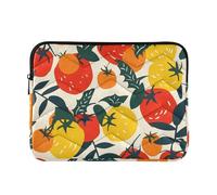 Laptop Sleeve Case 13-14 Inch Waterproof Computer Cases for Laptop Style Tomato Fruit Red Computer Sleeve with Zipper for Work Journey
