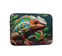Laptop Sleeve Case 13 inch Shockproof Computer Carrying Bag Cute Chameleon Laptop Bag Slim Protective Case
