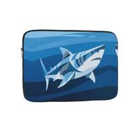 Laptop Sleeve Case 13 inch, Shockproof Protective Laptop Cover Abstract Sharks Briefcase Portable Carrying Computer Bag