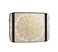 Laptop Sleeve Case 13 inch, Shockproof Protective Laptop Cover Beautiful White Shimmer Briefcase Portable Carrying Computer Bag