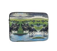Laptop Sleeve Case 13 inch, Shockproof Protective Laptop Cover Black Horse Group Briefcase Portable Carrying Computer Bag