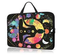 Laptop Sleeve Case 13 Inch, with Handle Computer Shockproof Protective Soft Cover Case,Buddha and Moon