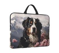 Laptop Sleeve Case 14 inch Shockproof Laptop Bag Bernese Mountain Dog Briefcase Computer Bag with Handle