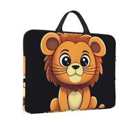Laptop Sleeve Case 14 inch Shockproof Laptop Bag Cute cartoon lion Briefcase Computer Bag with Handle