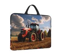 Laptop Sleeve Case 14 inch Shockproof Laptop Bag Fantasy Farm Tractor Briefcase Computer Bag with Handle