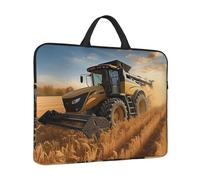 Laptop Sleeve Case 14 inch Shockproof Laptop Bag Farm Tractor Harvest Briefcase Computer Bag with Handle