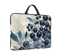 Laptop Sleeve Case 14 inch Shockproof Laptop Bag Field of Blueberries Briefcase Computer Bag with Handle