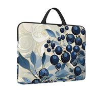 Laptop Sleeve Case 14 inch Shockproof Laptop Bag Field of Blueberries Briefcase Computer Bag with Handle