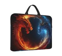 Laptop Sleeve Case 14 inch Shockproof Laptop Bag Fire and ice dragons Briefcase Computer Bag with Handle