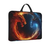 Laptop Sleeve Case 14 inch Shockproof Laptop Bag Fire and ice Dragons Briefcase Computer Bag with Handle
