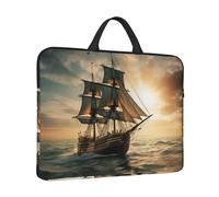 Laptop Sleeve Case 14 inch Shockproof Laptop Bag Ship Sailing Alone Briefcase Computer Bag with Handle