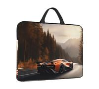 Laptop Sleeve Case 14 inch Shockproof Laptop Bag Sports Car on the Road Briefcase Computer Bag with Handle