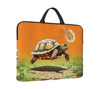 Laptop Sleeve Case 14 inch Shockproof Laptop Bag Tortoise Turtle Jumping Briefcase Computer Bag with Handle