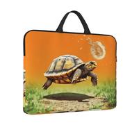 Laptop Sleeve Case 14 inch Shockproof Laptop Bag Tortoise Turtle Jumping Briefcase Computer Bag with Handle