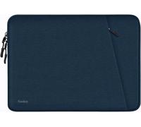 Laptop Sleeve Case 14 inch, Shockproof Protective Computer Cover with Accessories Pocket, Portable Laptop Bag Compatible for 14 inch MacBook Air/Pro, Dell, HP, Acer, Asus, Lenovo, Dark Blue