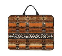 Laptop Sleeve Case 14 Inch Waterproof Lightweight Laptop Case Bag With Handle African Mud Cloth Tribal Travel Laptop Bag Briefcase Messenger Bag For Women Men