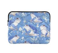 Laptop Sleeve Case 15-16 Inch Classical Laptop Bag with Zipper Cartoon Animal Toad Sky Blue Computer Sleeve with Zipper for Travel Business rifle and co
