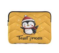 Laptop Sleeve Case 15-16 Inch Classy Sleeve for Laptop Trust Process Penguin Tablet Briefcase Carrying Bag for Work Journey