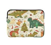 Laptop Sleeve Case 15-16 Inch Concise Computer Case Christmas Dino Cartoon Case Bag with Zipper for Work Journey altego clear laptop