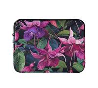 Laptop Sleeve Case 15-16 Inch Concise Laptop Bag Briefcase Purple Calla Lily Flowers Case with Zipper for Travel Business funda para